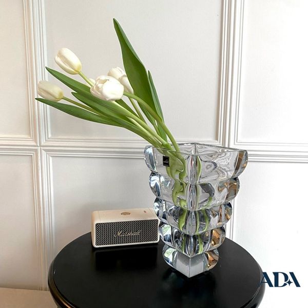 lọ hoa pha lê Adria trắng