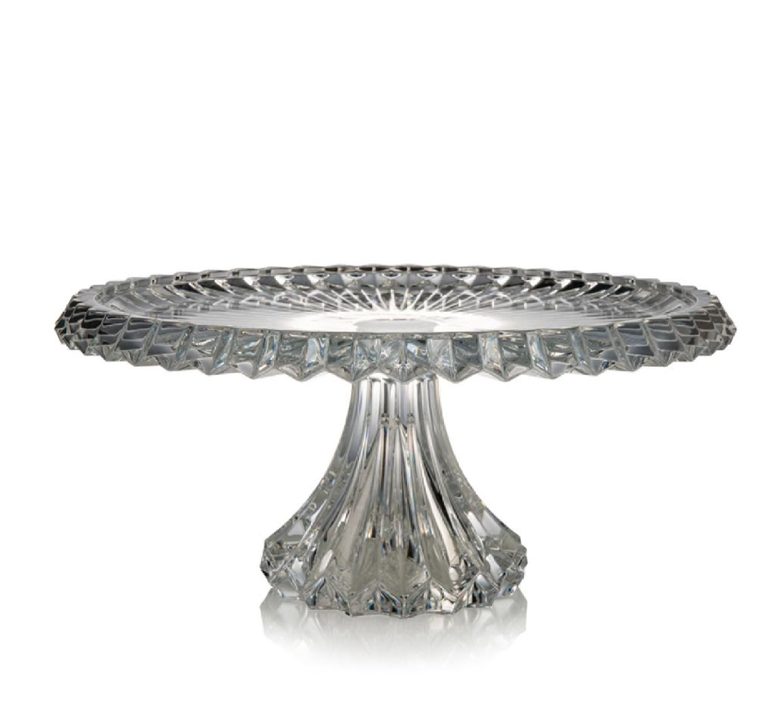  Đĩa Crown Jewel chân đế tròn 33cm 