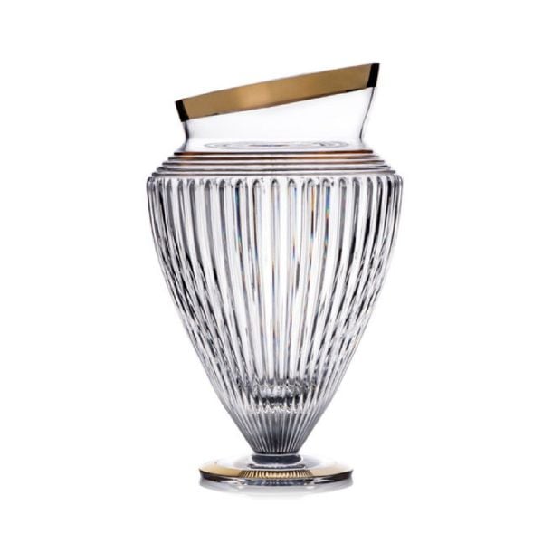  Lọ hoa chân đế Amphora Gold 32cm 