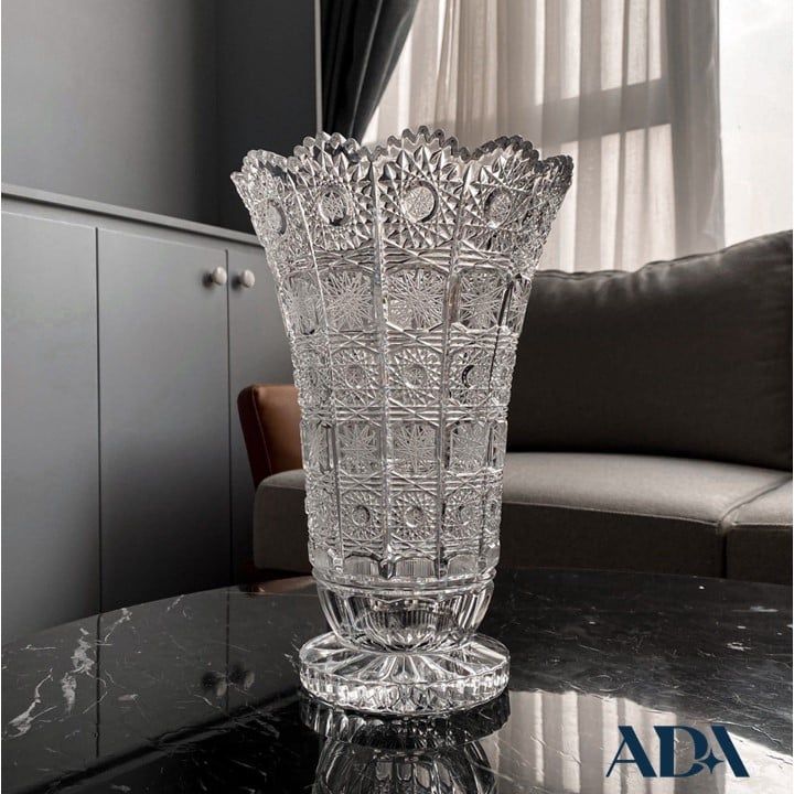  Lọ hoa pha lê chân đế tròn M57 30.5cm 