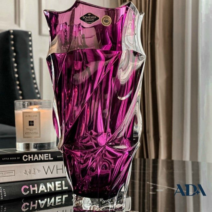  Lọ hoa pha lê Flamenco Tím 30cm 