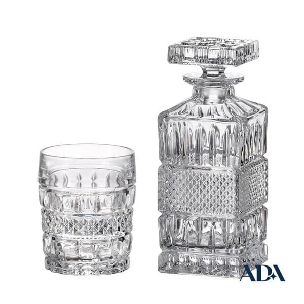 bộ bình ly pha lê đến từ CH Czech