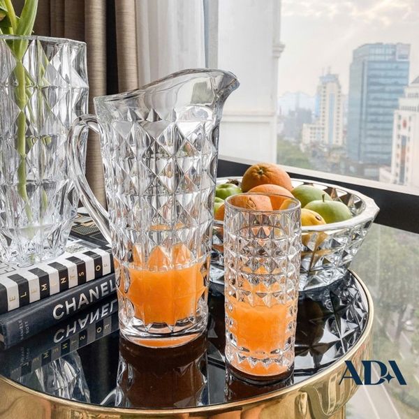 bộ bình nước pha lê diamond