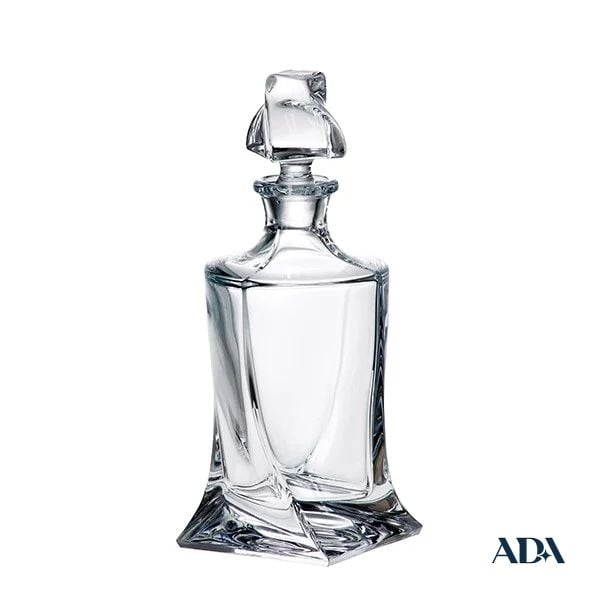  Bộ bình rượu xoắn to và cốc Quadro 