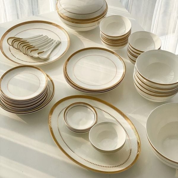  Bộ đồ ăn sứ Hoàng Gia 50 sản phẩm 