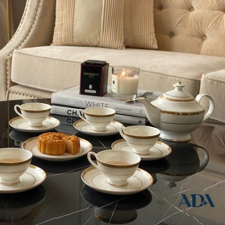  Bộ trà sứ xương Hoàng Gia Anh 