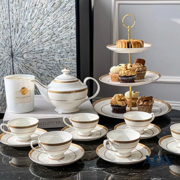  Bộ trà sứ xương Hoàng Gia Anh 