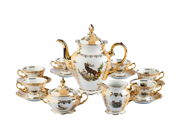  Trà tiệp con thú 006 vàng 