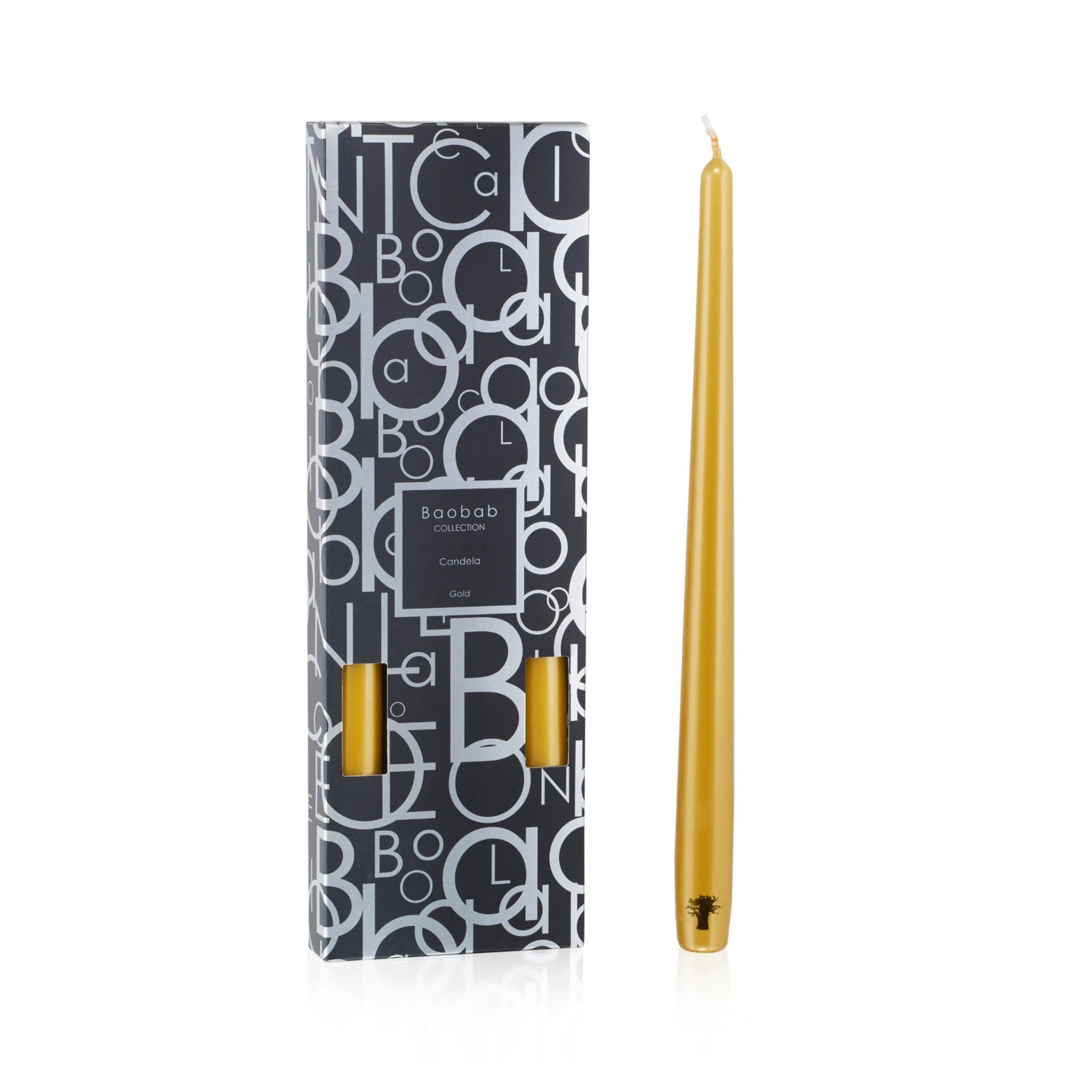  Set 4 nến CANDELA Gold Baobab 