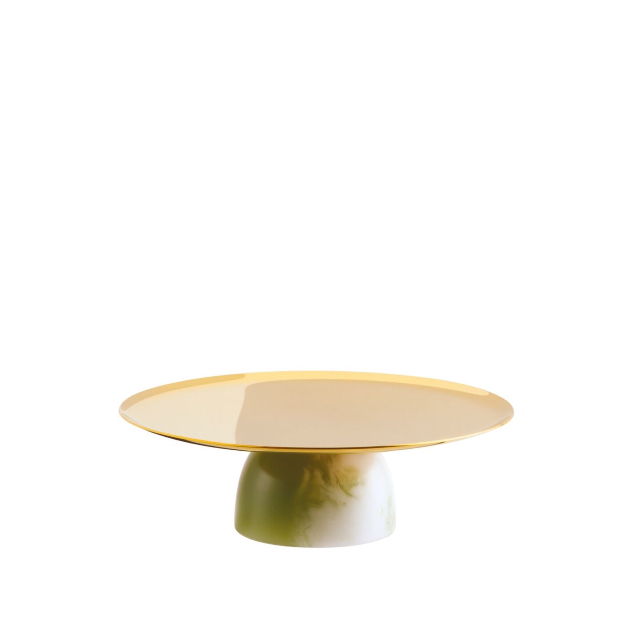  Chân bồng Madame Resin Mirror PVD Gold 16cm Sambonet 