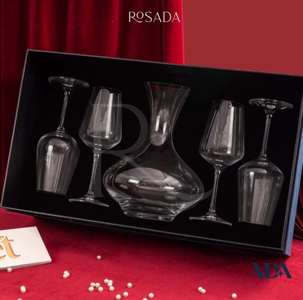  Decanter Amoroso và 4 ly sandra 350ml 