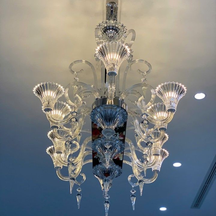  Đèn chùm pha lê Diamante 489 