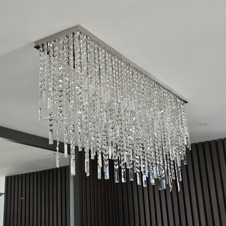  Đèn hiện đại Crystal Rain 8 Delta 