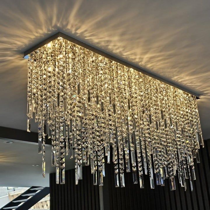 Đèn hiện đại Crystal Rain 8 Delta 