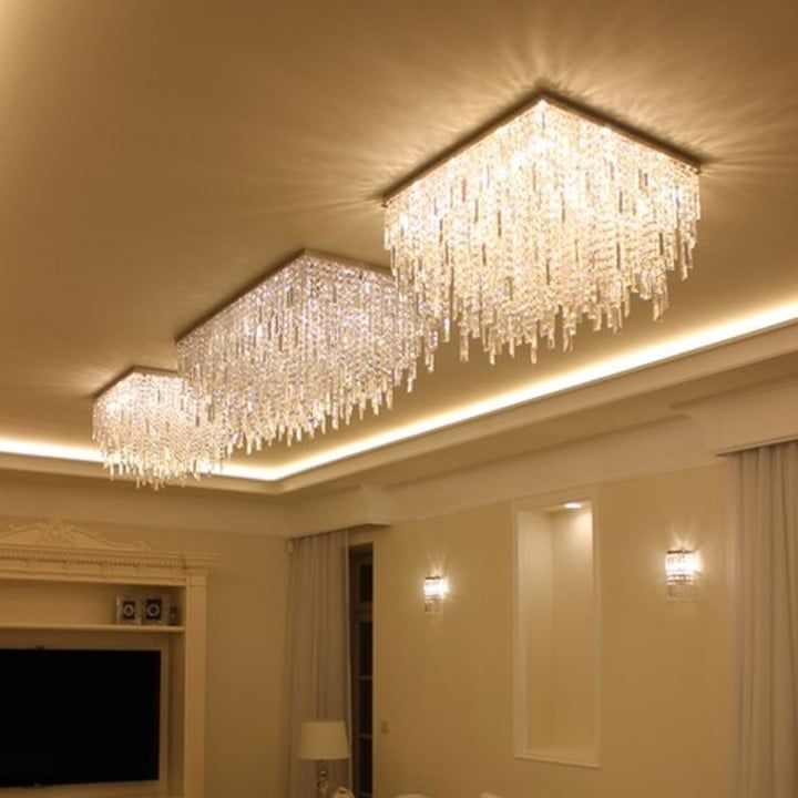  Đèn hiện đại Crystal Rain 16 