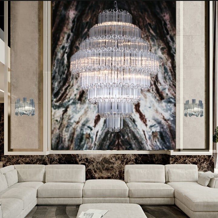  Đèn pha lê hiện đại Iceberg 