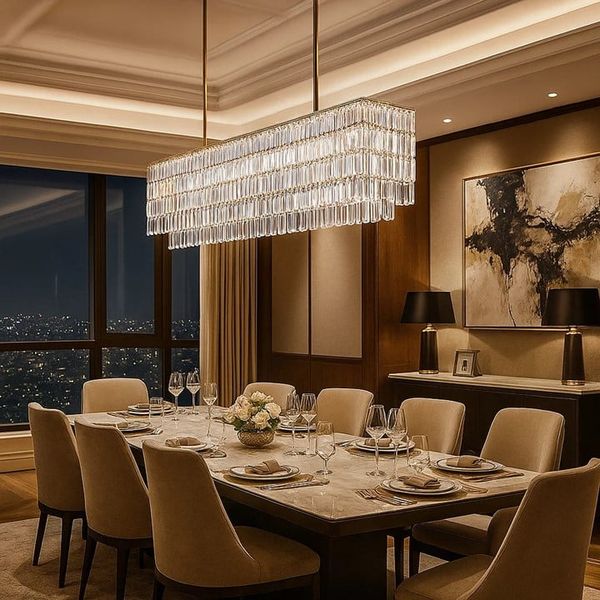  Đèn pha lê hiện đại Frozen 