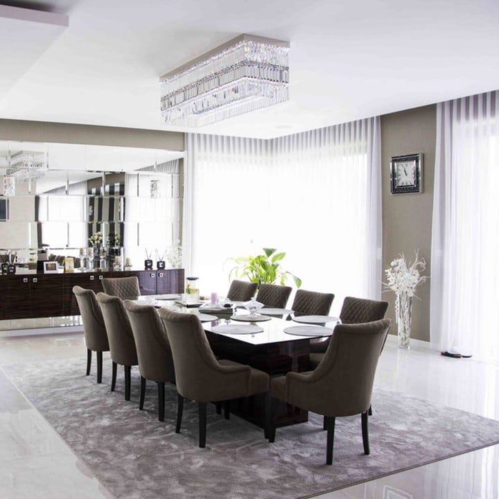  Đèn hiện đại Melody Silver 