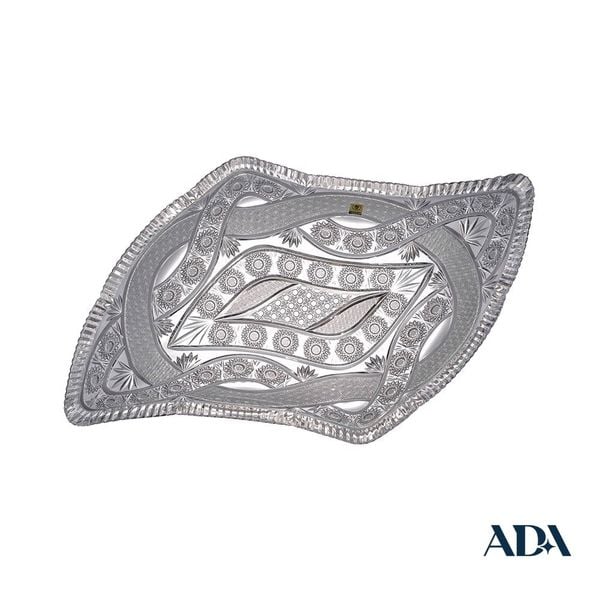 Đĩa pha lê chữ Z m56 55cm