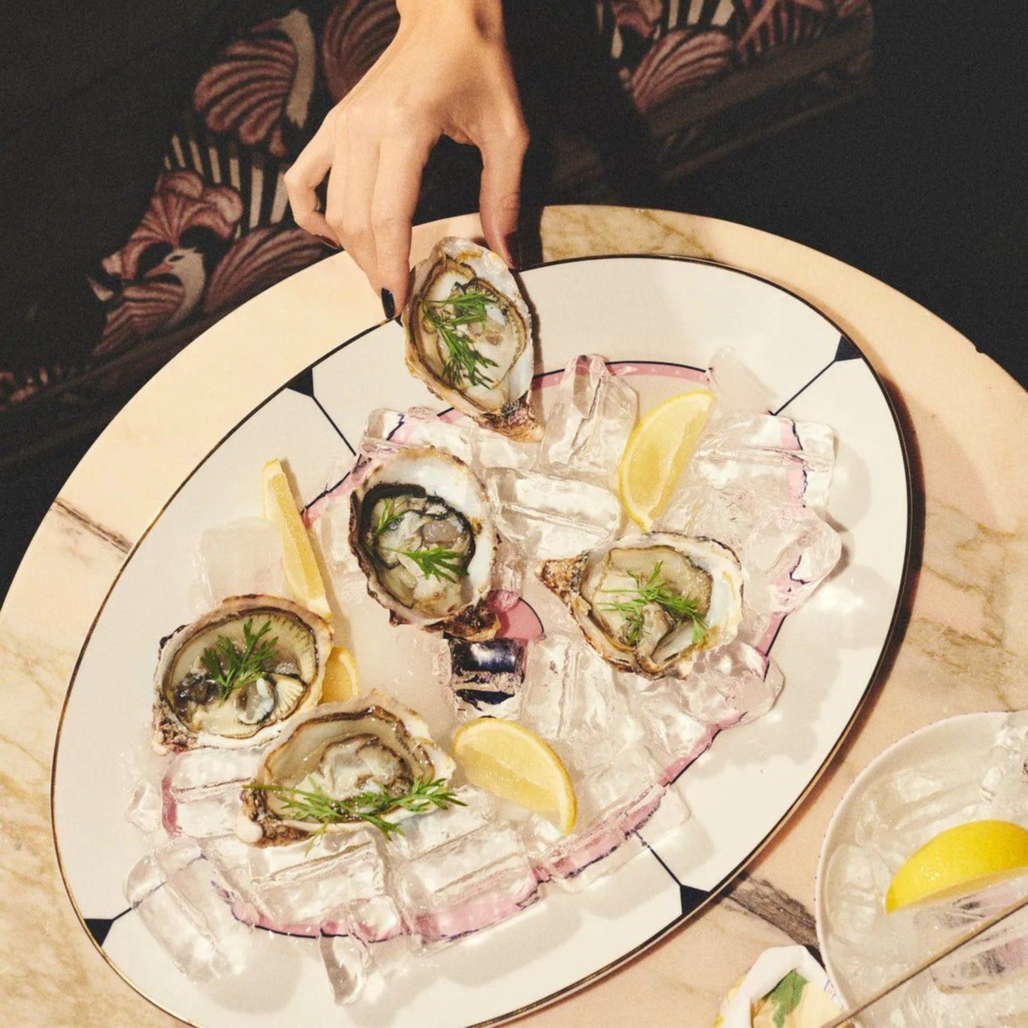  Đĩa sứ oval Nova 39cm Reflections Copenhagen 