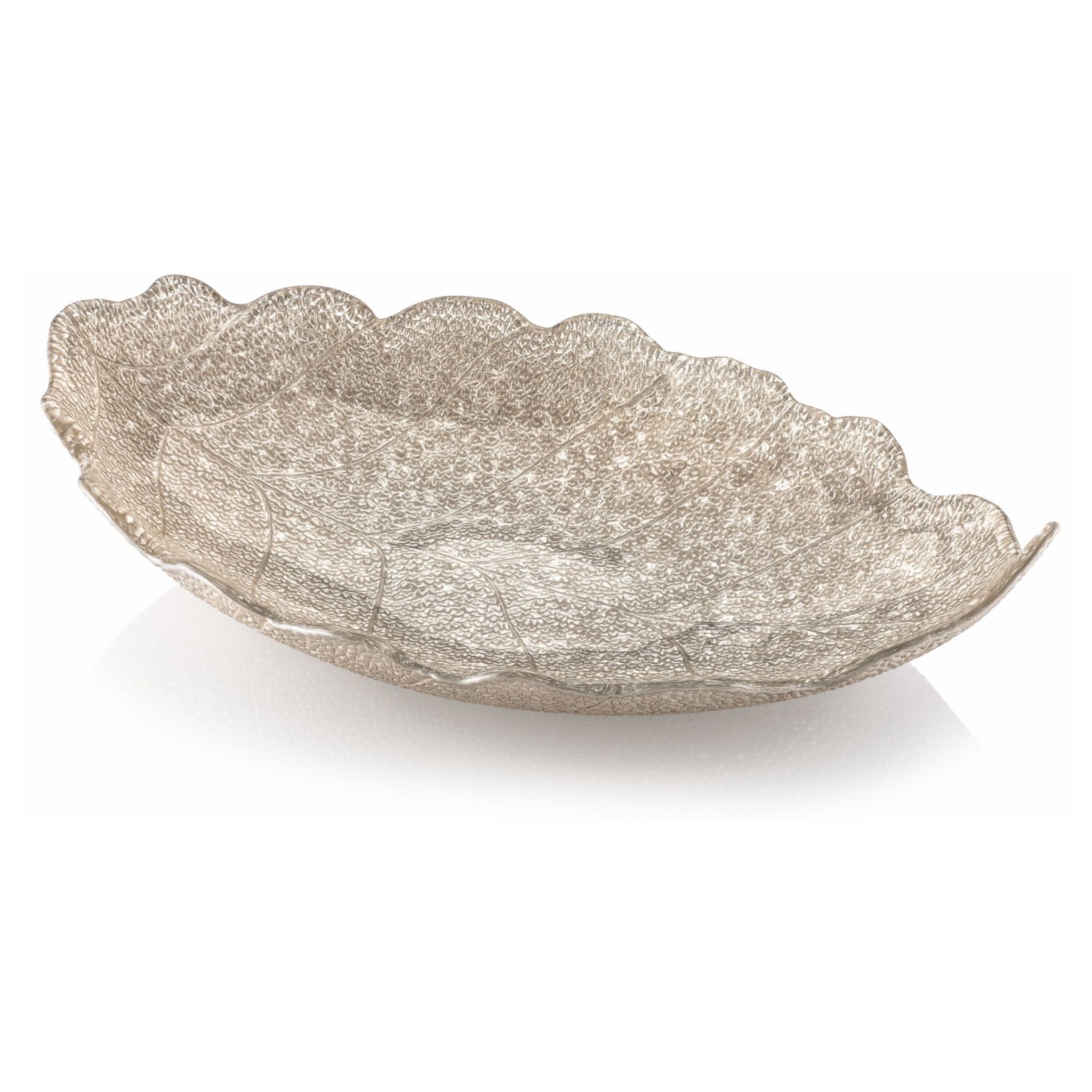  Đĩa Centrepiece Madagascar Beige Glitter 42x28cm 