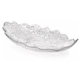  Đĩa Centrepiece Madagascar trắng 42x28cm 