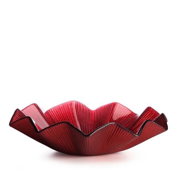  Đĩa Noel Centerpiece Red Glitter 39cm IVV 