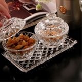  Đĩa pha lê 19cm Bohemia Crystal 