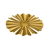 Đĩa trang trí Snow Kyma Stainless Mirror PVD Gold 33cm Sambonet 