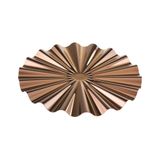  Đĩa trang trí Snow Kyma Stainless Mirror PVD Rum 33cm Sambonet 