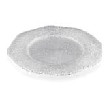  Đĩa tròn Diamante Charger trắng 34cm 