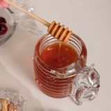  Hũ kèm cây khuấy mật ong Bohemia Crystal 