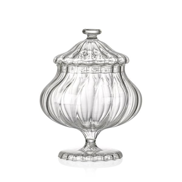  Hũ kẹo Sahara trắng 19cm 