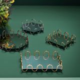  Khay lục giác Kyma Stainless Steel Diamond 31x27cm Sambonet 