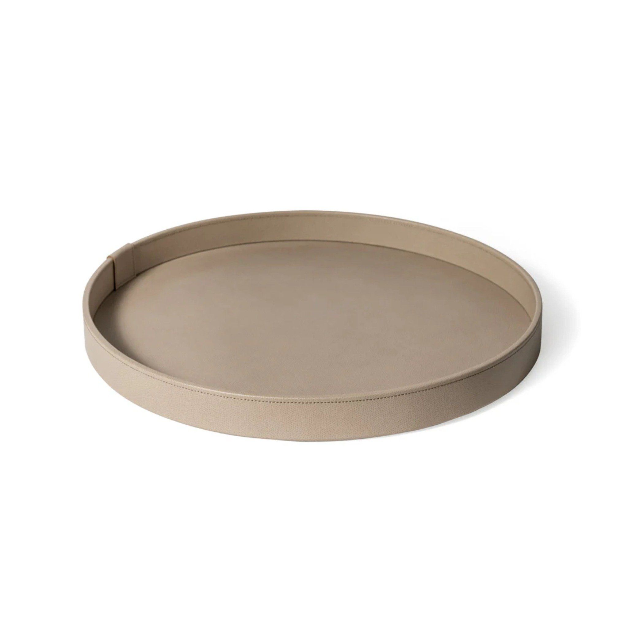  Khay tròn Gea Taupe 40cm Pinetti 