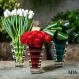  Lọ hoa pha lê cao cấp Adria đỏ 25cm 