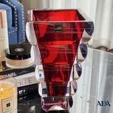  Lọ hoa pha lê cao cấp Adria đỏ 25cm 