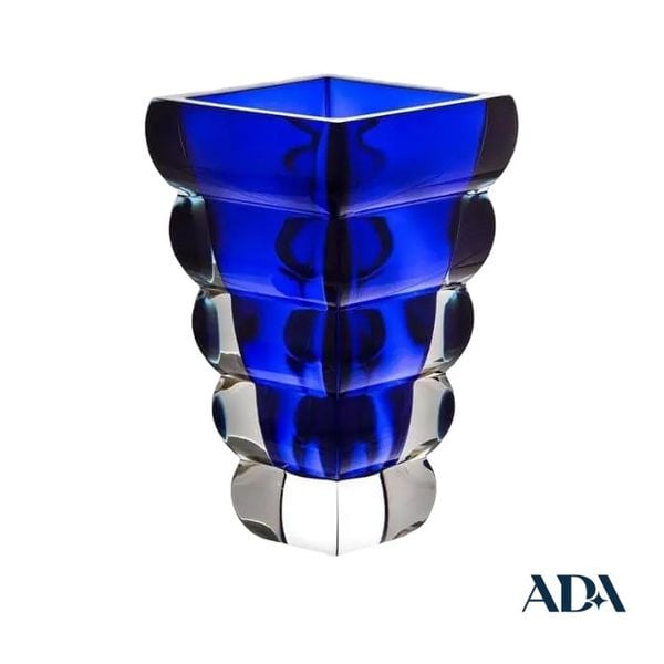  Lọ hoa pha lê Adria Xanh Dương 25cm - Rogaska 