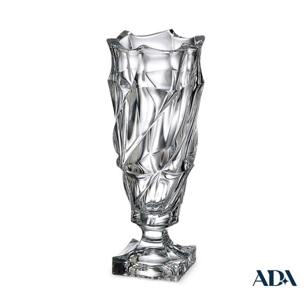  Lọ hoa chân đế Flamenco trắng 38cm Bohemia Treasury 