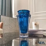  Lọ hoa pha lê Crown Jewel xanh dương 25cm 