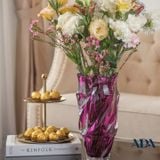  Lọ hoa pha lê Flamenco Tím 30cm 