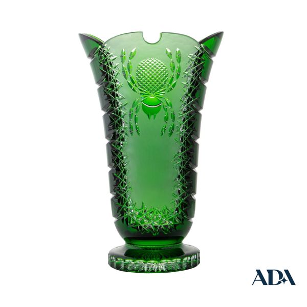  Lọ Hoa Pha Lê Spider xanh lá 30.5cm 