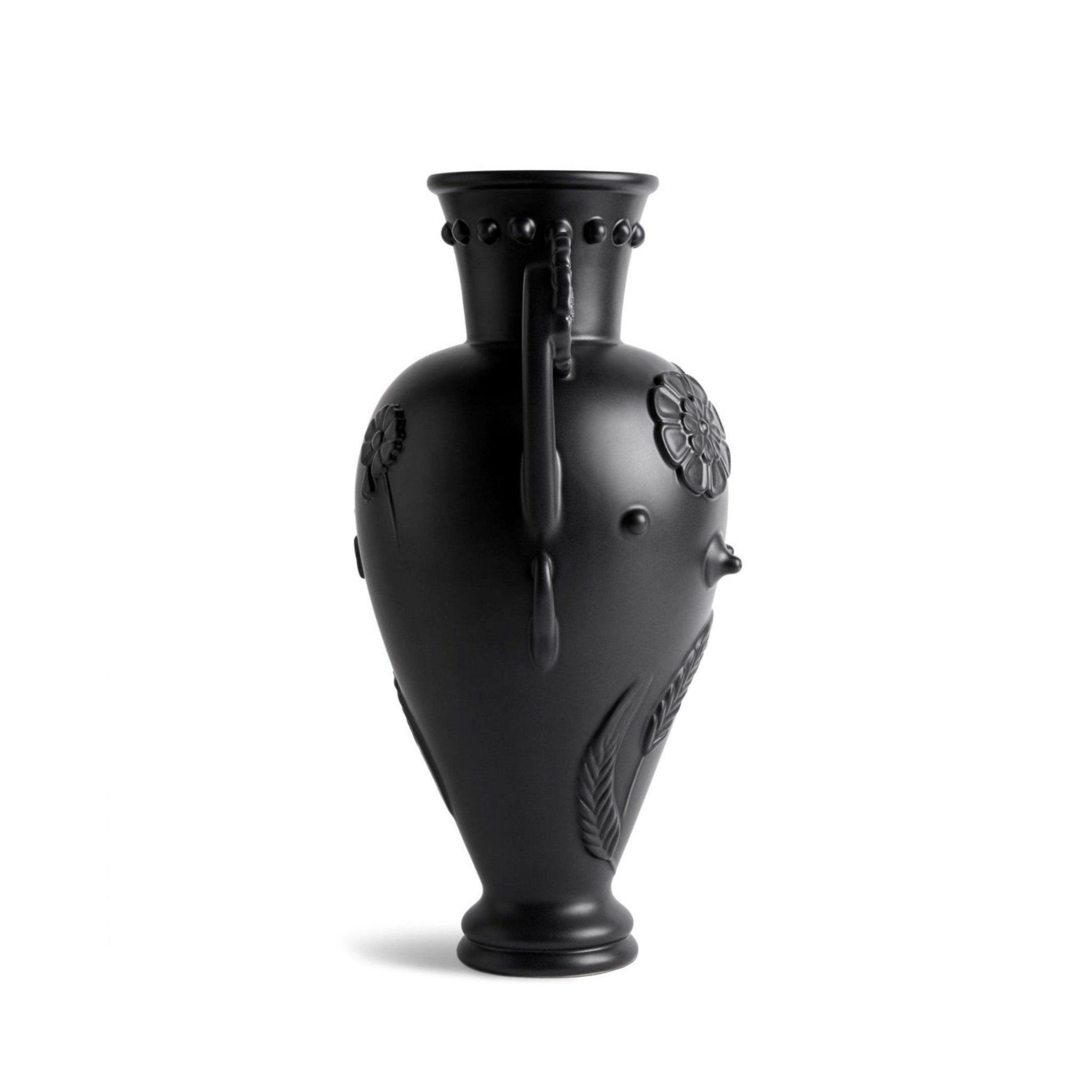  Lọ hoa Pantheon Orpheus Amphora đen L'Objet 