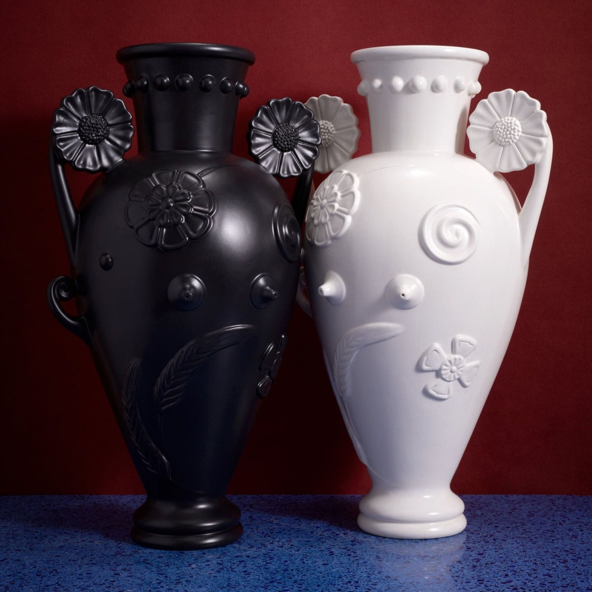  Lọ hoa Pantheon Orpheus Amphora đen L'Objet 