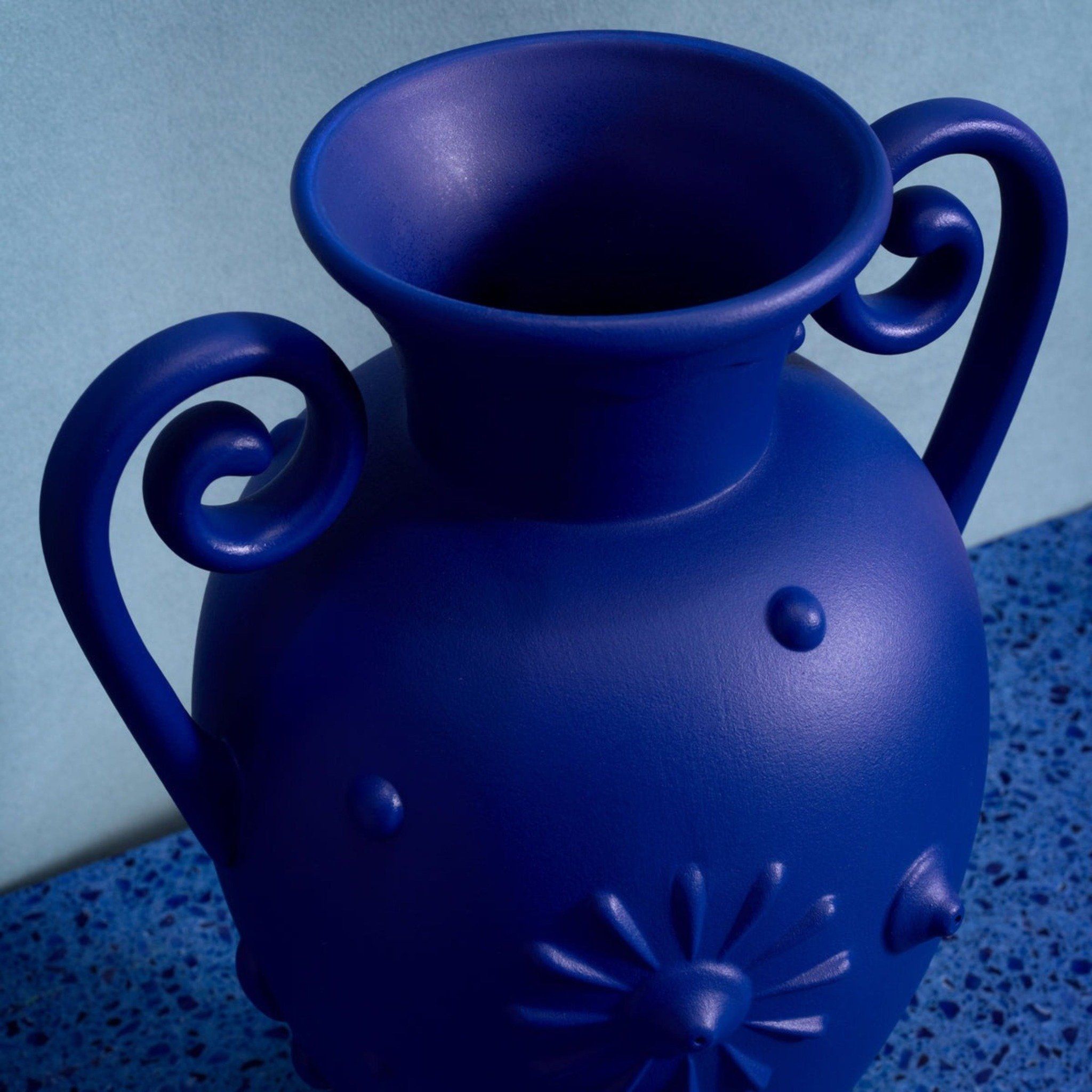  Lọ hoa Pantheon Orpheus Amphora xanh dương L'Objet 