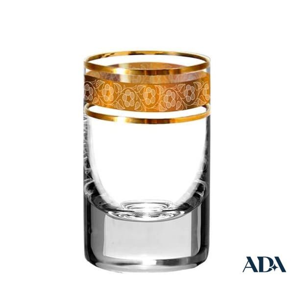  Set 06 chén 35ml khảm vàng 