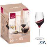  Ly vang đỏ Ballet Rona 680ml 