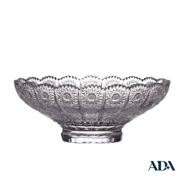  Mâm bồng pha lê chân đế tròn M57 GC 30cm 