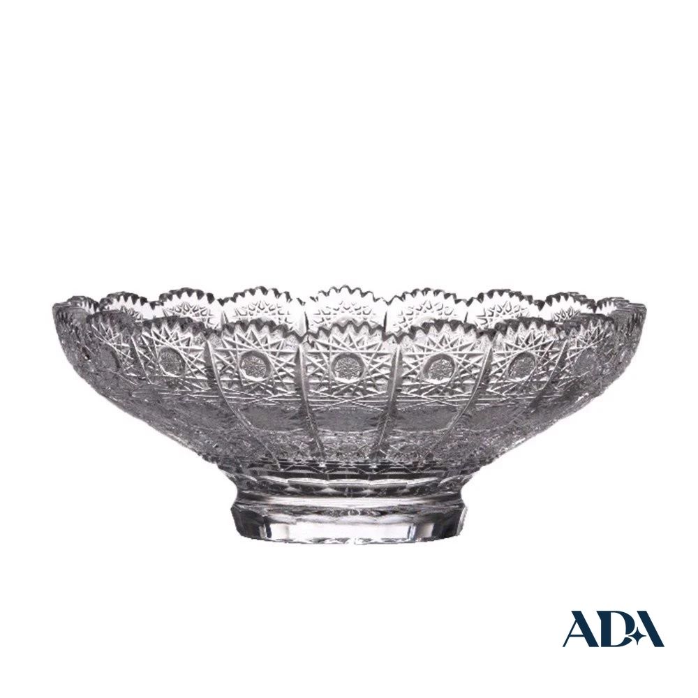  Mâm bồng pha lê chân đế tròn M57 GC 30cm 