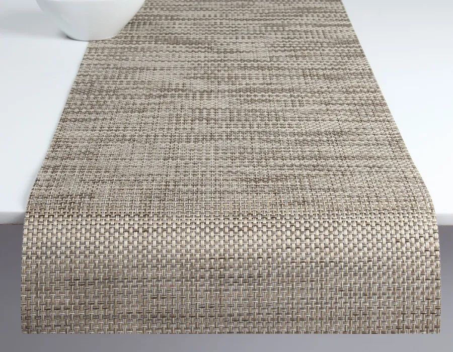  Khăn trải bàn Runner Basketweave Latte Chilewich 